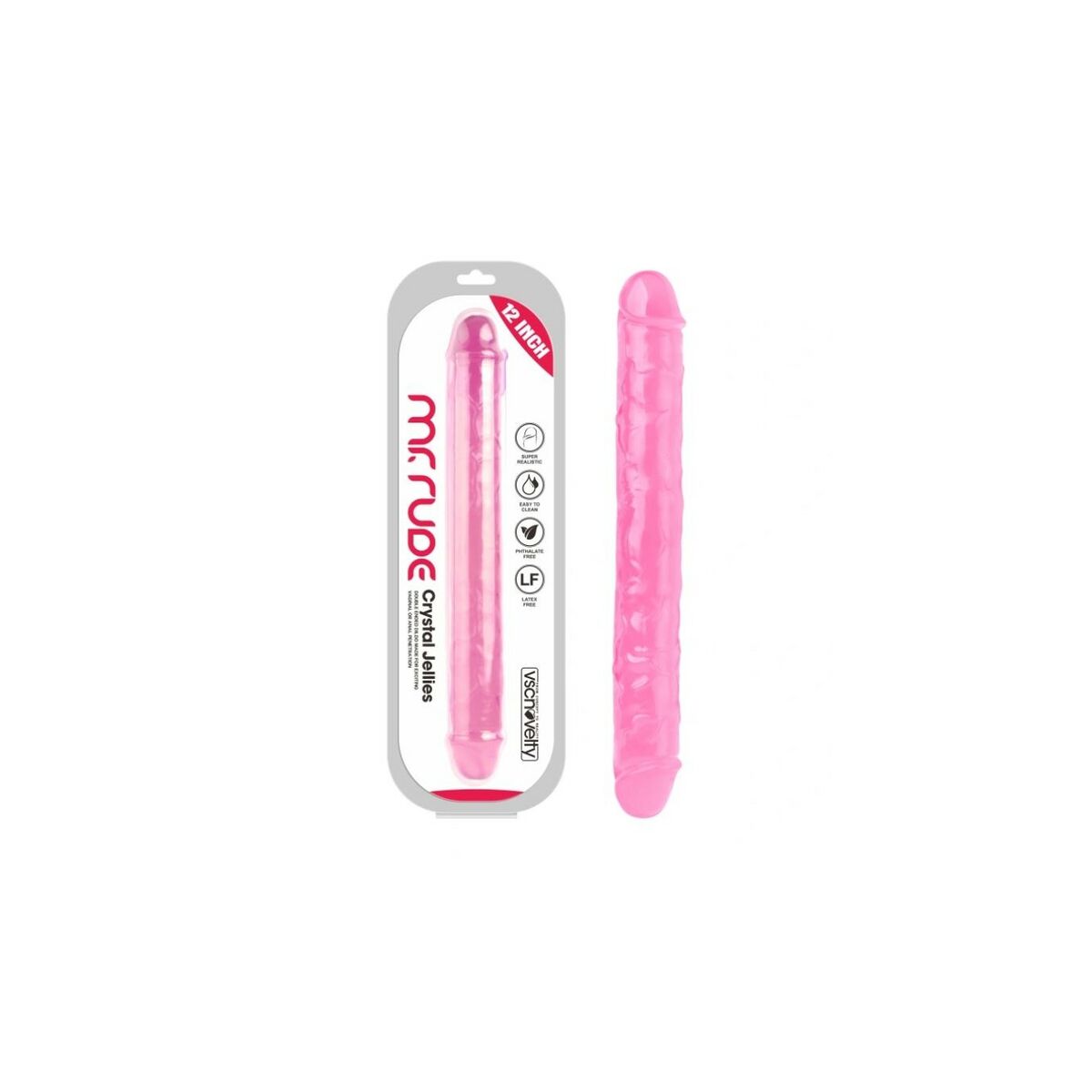 Realistisk Dildo VSCNOVELTY Pink 30,5 cm